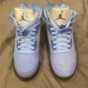 Jordan 5 men's Retro UNC University blue shoes size 10.5 100% authentic